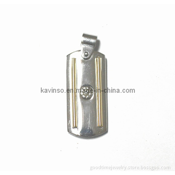 CZ Stone and Plating Gold Pendants